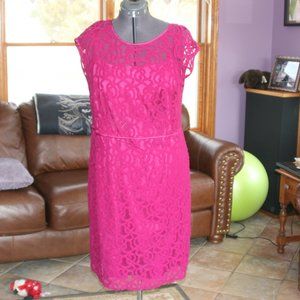 Lovely Lace Overlay Dress